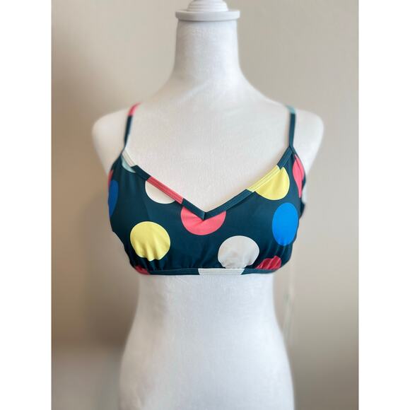 CARVE DESIGNS STINSON HERITAGE BATHING SUIT RACER BACK TOP RETRO DOT NWT - Picture 2 of 15